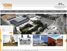 Tablet Screenshot of cibi.com.br
