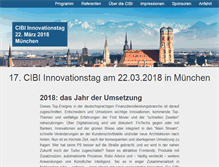 Tablet Screenshot of cibi.de